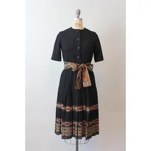 1970s documented OSCAR de LA RENTA dress small | new fall