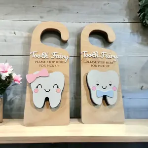 Tooth fairy pocket door hanger Customize