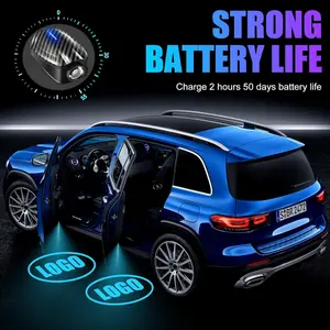 2/4Pcs Car Door Lights Logo Projector Compatible with LS/ES/IS/LX/RX/GS/GX/RC/UX No Fade HD LED Welcome Projector Lights 3D Ghost Shadow Effect Easy Installation, Car Accessories
