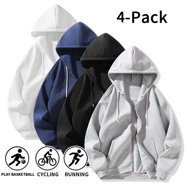 Light gray + black + navy blue + white