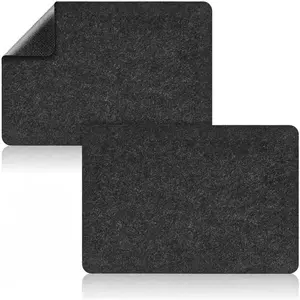 2 Pcs Heat Resistant Sliding Countertop Protector Pads for Air Fryer, Blender, Coffee Maker, Toaster, Heat Protection for Kitchen Countertops