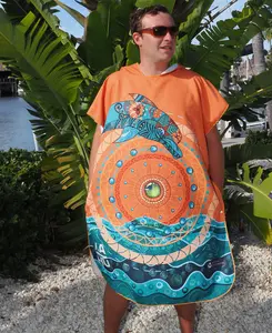 Nai'a - Premium Suede Microfiber Towel Poncho