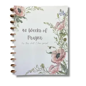 40 Weeks of Prayer for Expectant Moms - 101-Page Pregnancy Journal & Planner with Weekly Prayers Scripture Tracker for Spiritual Growth & 43 5x7 Prayer Cards
