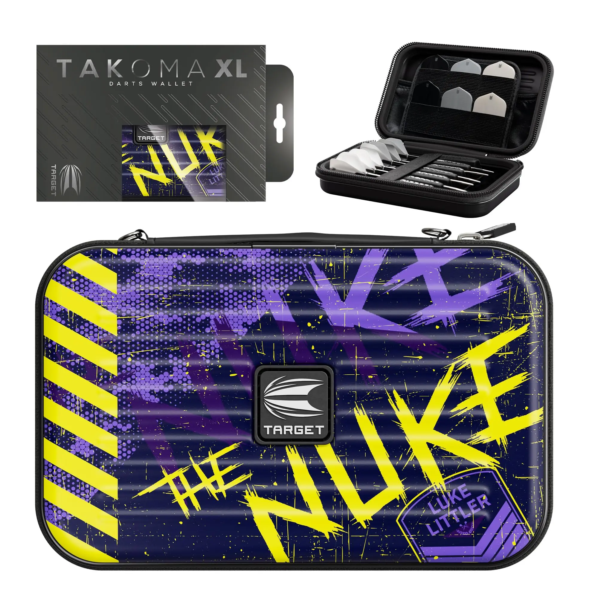 TARGET Darts Luke Littler Takoma Wallet, Regular/XL, Luke Littler Darts Case, Darts Holder, XL Dart Wallet, Darts Set Storage Cases
