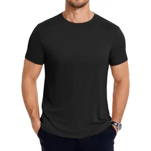 Men's Short Sleeve T-Shirts Crew Neck Casual Summer T Shirts Basic Tee Shirt