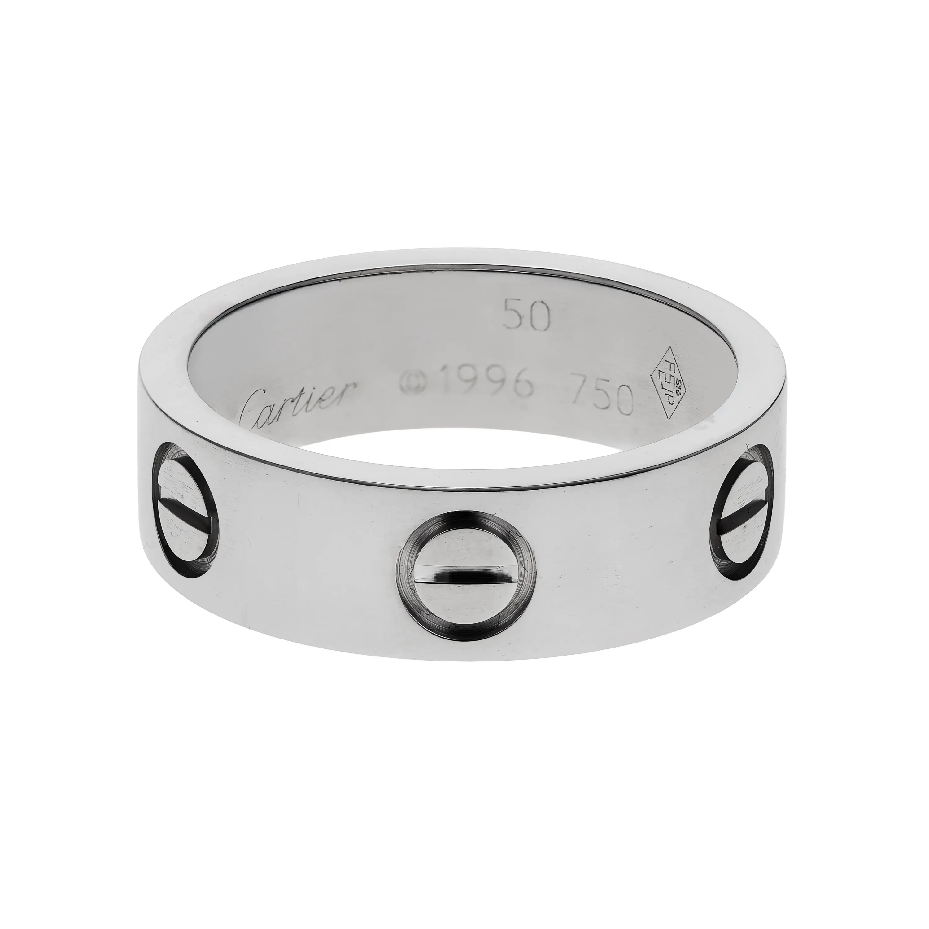 Pre-owned Cartier Love Ring Size 50