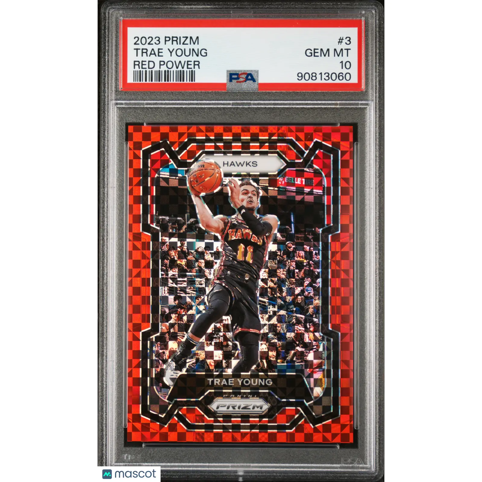 Trae Young PSA 2023 Panini Prizm #3 10