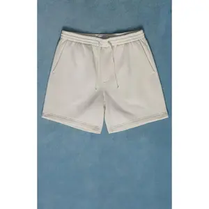 Pacsun Men's Fleece Cream Sweat Shorts