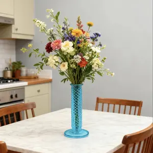 High Borosilicate Glass Vase, Reusable Glass Flower Vase, Easy to Clean, Handmade, Direct Factory Sale, 1 Piece