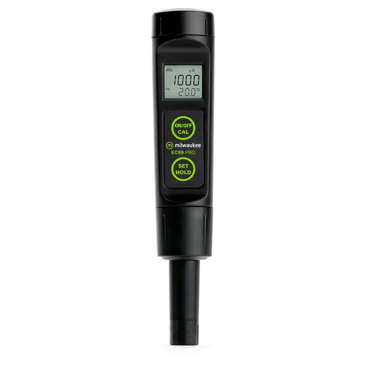 Milwaukee EC59 PRO Waterproof 3-in-1 Conductivity / TDS & Temperature Tester with Replaceable Probe