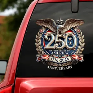 America 250th Anniversary Decal The Independence of USA Sticker 1776-2026 American Flag Decal, Eagle United States Patriotic Vinyl sticker
