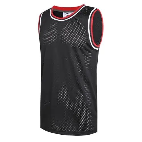 Red/Black/White Neck black Jersey