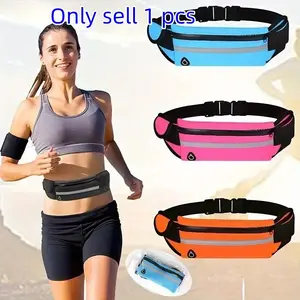Outdoor Hydration Running Bottle Pack, Creative Waterproof Reflective Waist Bag, Anti-Shock Handy Phone Holder for Sports, Jogging Equipment