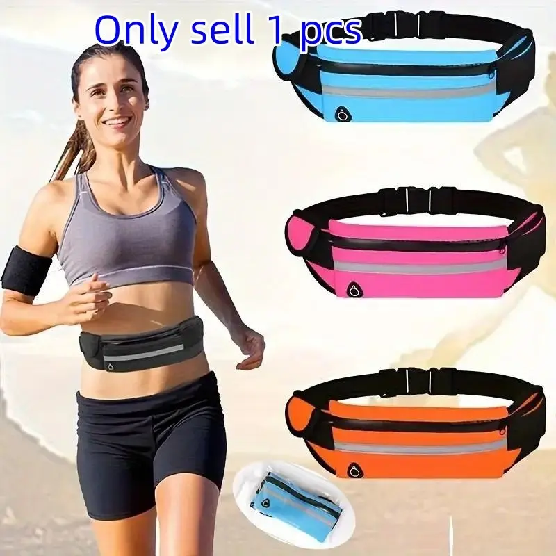 Outdoor Hydration Running Bottle Pack, Creative Waterproof Reflective Waist Bag, Anti-Shock Handy Phone Holder for Sports, Jogging Equipment