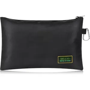 Small Tool Pouch Bag with Zipper - Canvas Tool Organizer for Men, 8-Pocket  Storage Case, Heavy-Duty Zippered Pouch for Electricians, DIY &  Repair Tools Black (7.9 x 11.8 Inch)