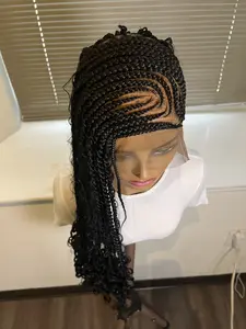 14 inch full lace Ghana weave boho.