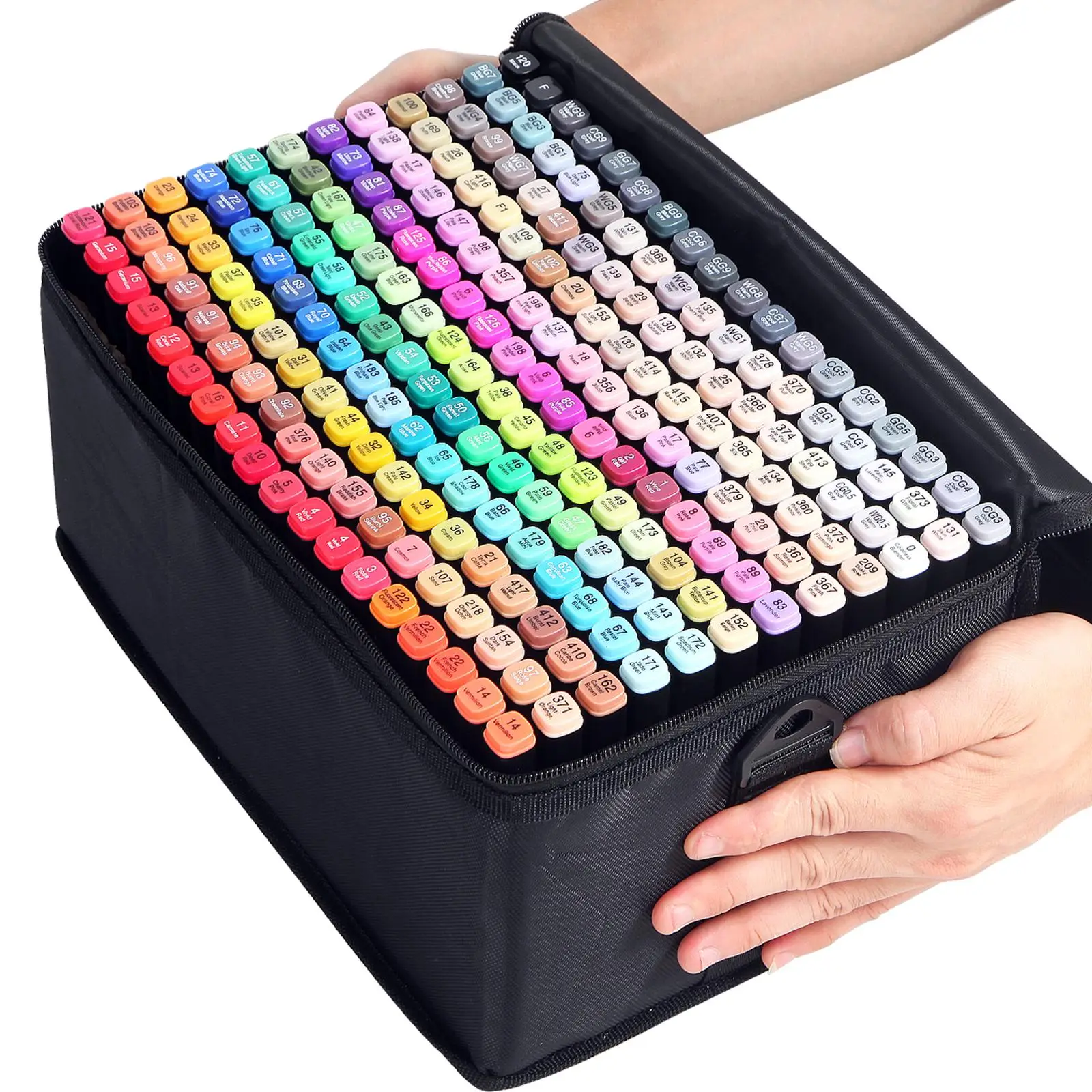 Dual Tip Art Marker Set, 1 Set Art Marker Set for Drawing Coloring, Art Supplies for Books Sketching Card Making(12/24/36/48/60/80/168 Colors), Art Ma