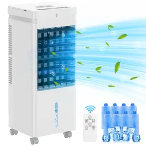 Air Conditioners, 4-in-1 Air Conditioner Portable Up to 350 Sq.Ft., Portable AC Unit with Cool, Fan, Dehumidifier, Sleep, 24H Timer, Remote & Installation Kit, for Bedroom