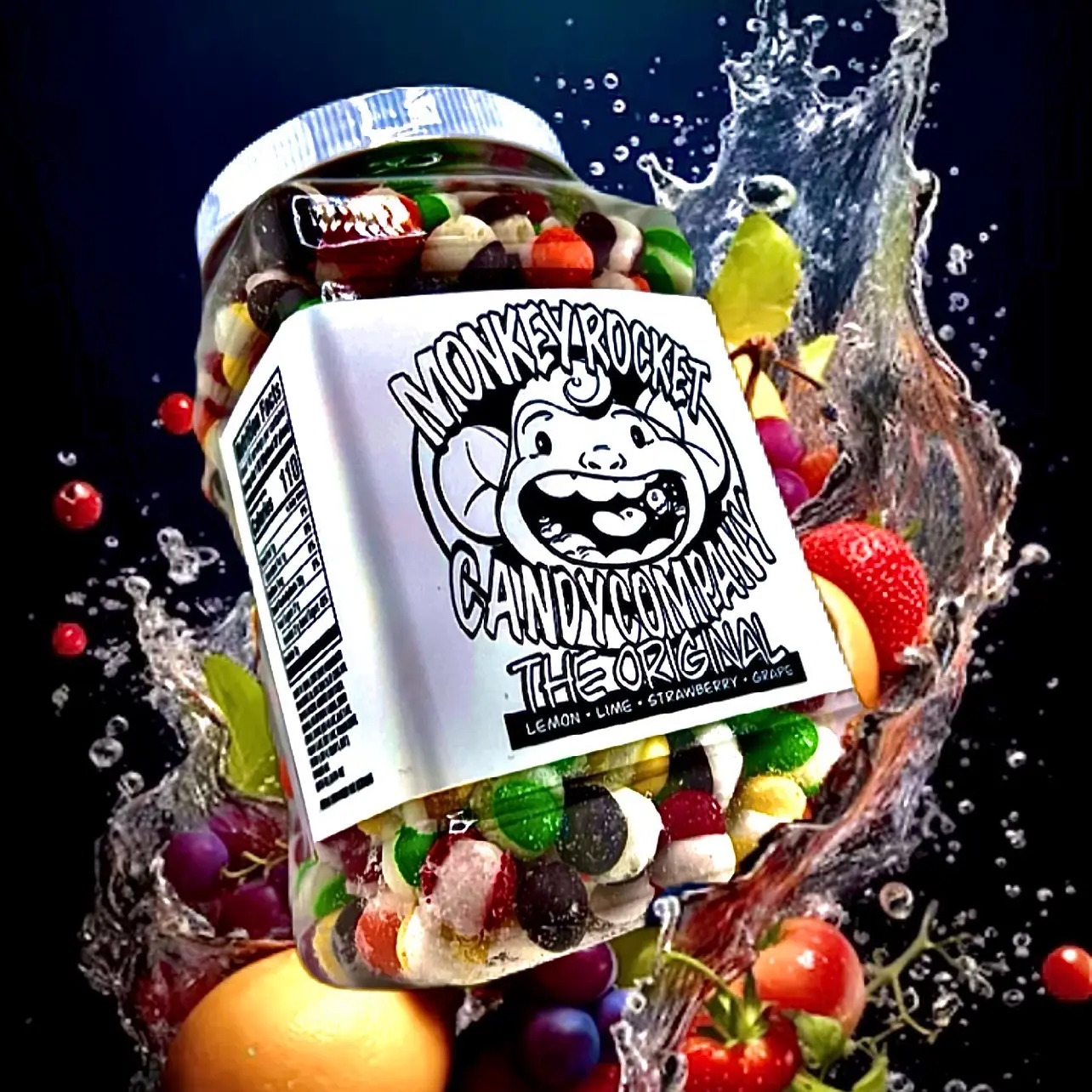 Monkey Rocket's Rainbow Chimp Chomps - One Pound - 16 Ounces of Freeze ...