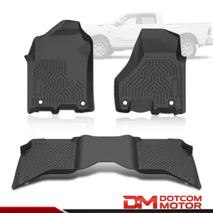 TPE Car Floor Mats Liners Fit For 19-24 Ram 2500 3500 Crew Cab All Weather