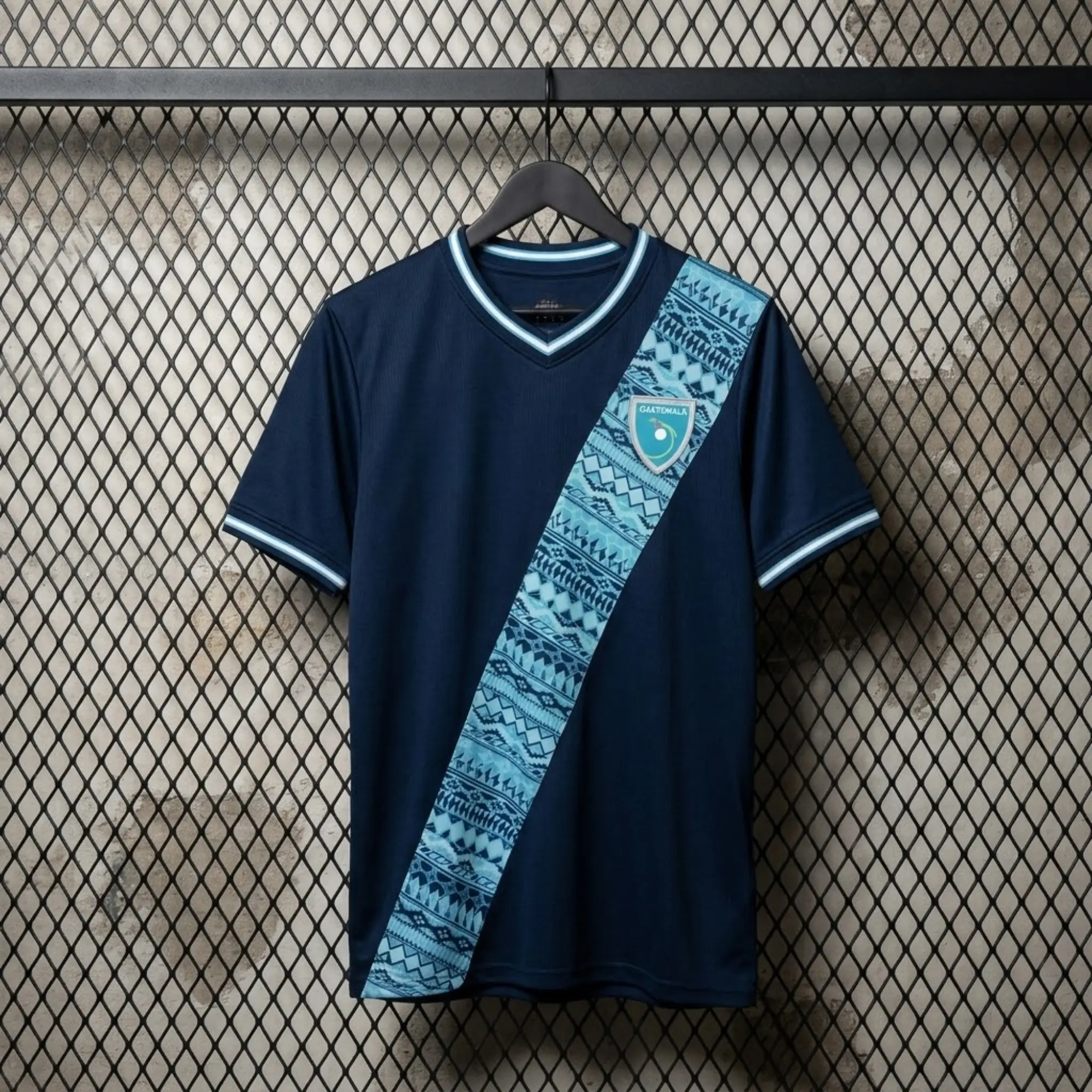 [Hot Today] - Guatemala 2023 Away Soccer Jersey - Full Print Logo