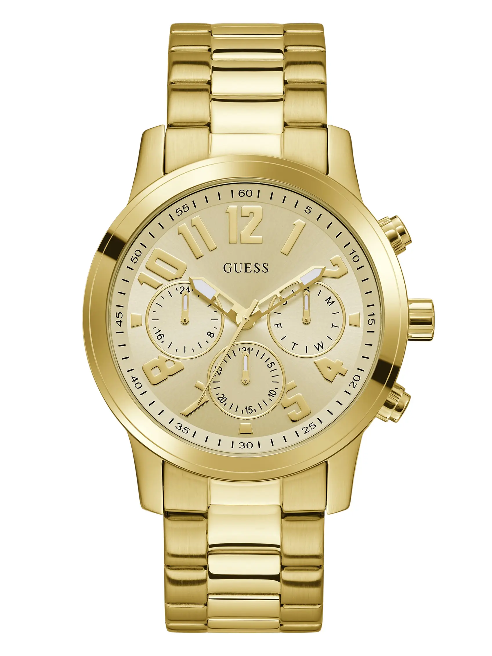 GUESS Male Stainless steel multi-function watch 44 mm GUESS Male Stainless steel multi-function watch 44 mm
