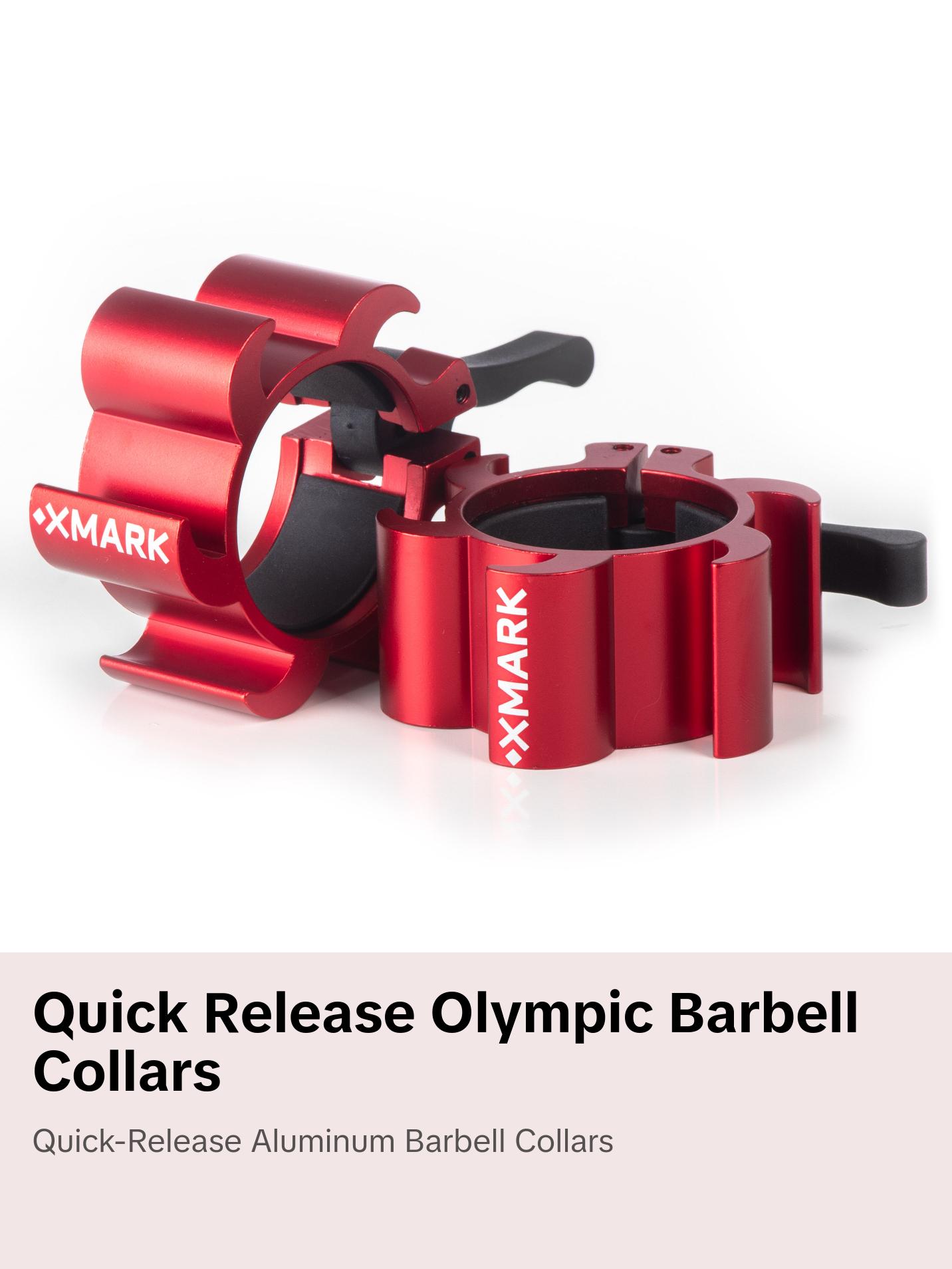 Olympic Barbell Collars, Quick Release & Aluminum