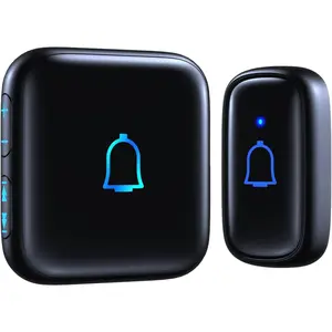 [New Deal] Doorbell Wireless 1000 Feet IP66 Waterproof Ringer for Kids, Teachers, Classrooms, Home Office & Hearing-Impaired with 56 Chimes and Mute Mode