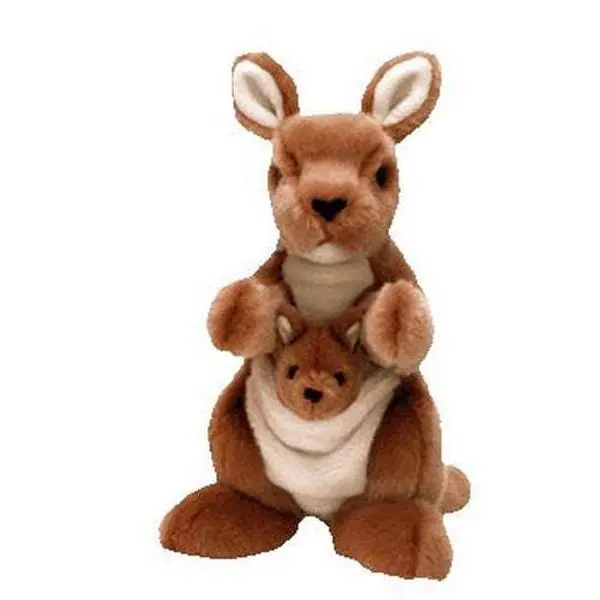 TY Beanie Buddy - POUCH the Kangaroo (11.5 inch) - MWMTs