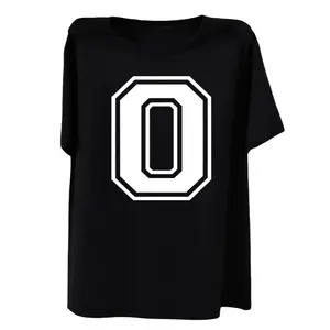 Trendy Letter O Alphabet Monogram Varsity Initial T-Shirt