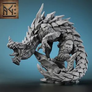 Depths Dragon Miniature, RPG Miniatures, Board Game Gifts And Accessories, Perfect Gift For Dungeon Master Halloween Christmas Gift Decor Figurine Decoration Items Ornaments
