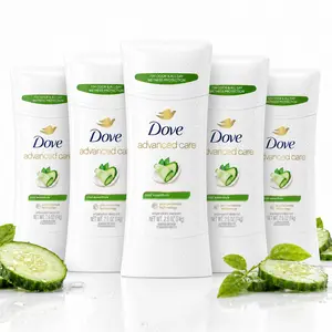 Dove Advanced Care Cool Essentials Deodorant Stick 2.6oz - Antiperspirant with Pro-Ceramide Technology, 72H Odor and Wetness Protection, Cucumber Fresh Scent