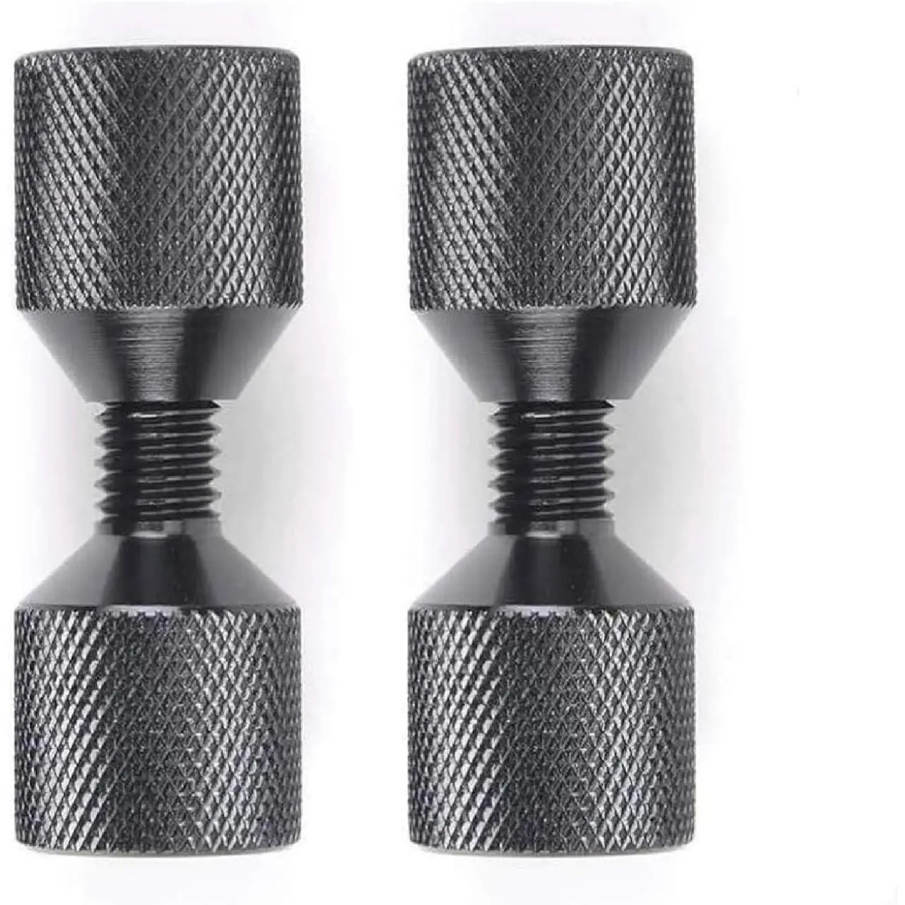 1-1/8" Two Hole Pins Pipe Fitter 6061 Aluminum Lightweight Construction 2 Hole Pins for Pipe Fitting with Anodized Oxide Finish Black 2PCS