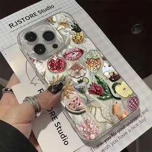 Anti-Shock Transparent Tpu Phone Case, Aesthetic Multiple Patterns Printing, Scratch-Resistant Cover for iPhone Series 17/16/7/x/XS/11/12/13/14/15 Models