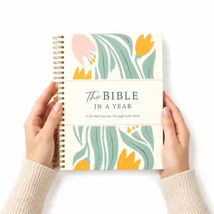 52 Week Bible Study Journal for Women | Daily Devotional & Prayer Tracker | Spiral Bound Faith Planner