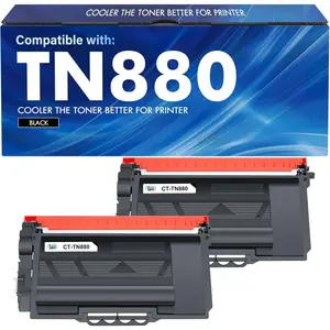 TN880 TN-880 TN 880   2-Pack Compatible for  TN880 Super High Yield Black   for  HL-L6200DW L6200DWT L6400DW L6400DWT MFC-L6700DW L6800DW L6900DW Printer