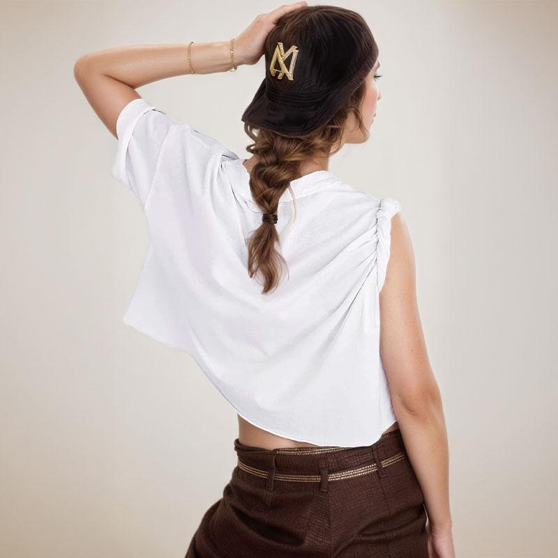 【ETCYY】Women’s 2025 Oversize Crop Tops – Minimalist Loose Fit Drop-Shoulder Tees with Batwing Sleeves, Roll Hem, Round Neck, Vintage Graphic Shirts for Yoga/Running/Gym/Summer Streetwear