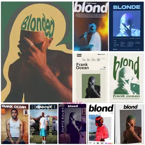 F-Frank O-Ocean B-Blond  Poster Bedroom Home Decor Art Poster Perfect Gift for Family and Friends