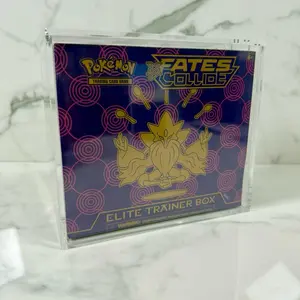 Premium Acrylic Display Case Box Pokemon Center ETB Elite Trainer Boxes UV Protection