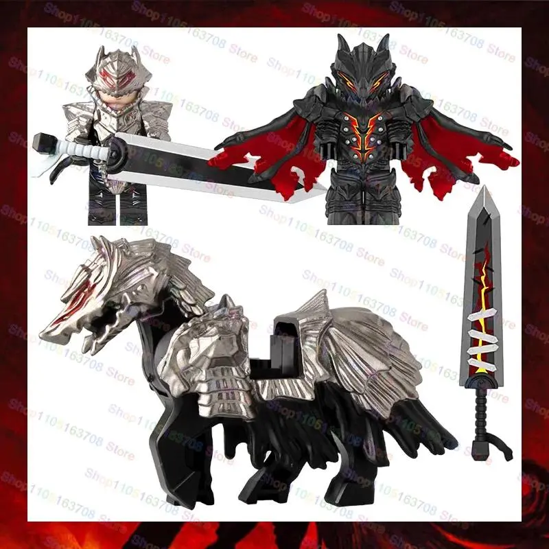 Anime Cartoon TV Bricks Dolls Berserk Guts  Building Blocks for Kids Assembling Toys Collect Children's Model Gifts GP103 FQ101