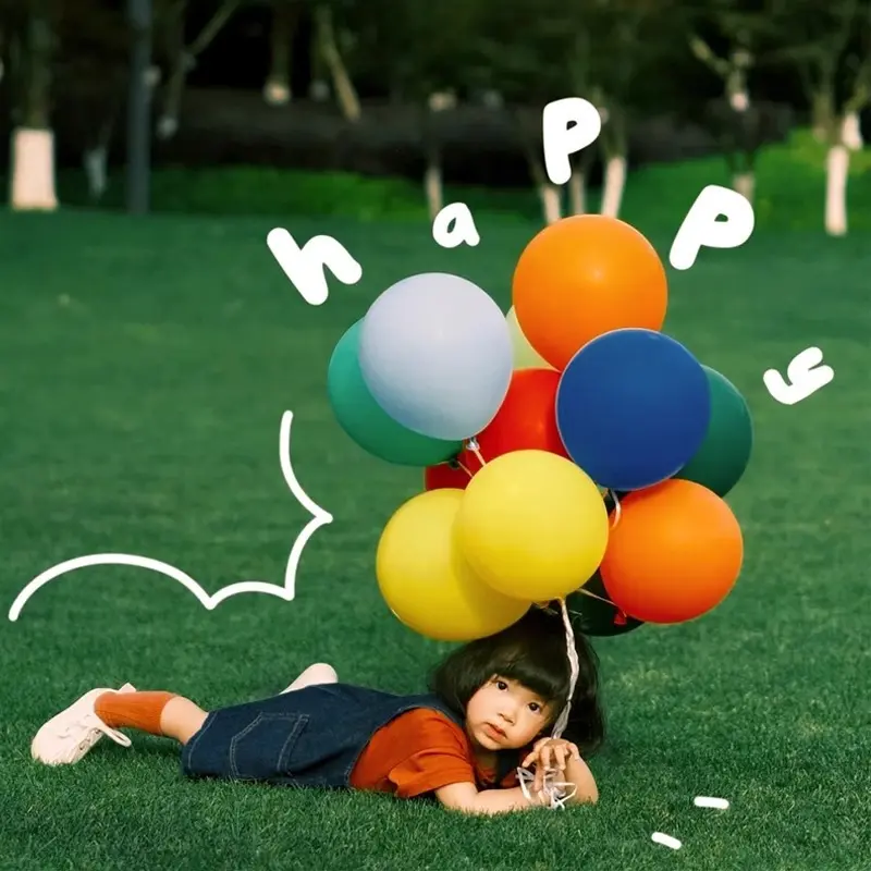 Macaron balloons for birthday decorations, outdoor lawn children's balloons, girls' photo props Macaron balloons for birthday decorations, outdoor lawn children's balloons, girls' photo props