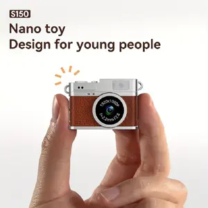 Viral Retro Toy Camera on TikTok! S150 Wearable Mini DV - Shoot 1080P Video & Photos, 0.96” Screen, Multiple Filters, Perfect for Pocket, Bag or Necklace