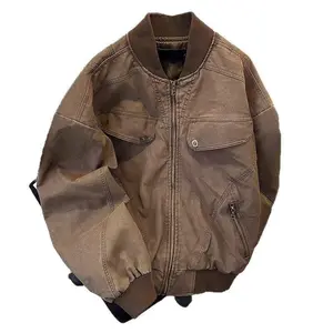 Men's Corduroy Workwear Jacket  Vintage Comfortable Versatile Coat