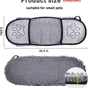 Ultrafine Fiber Dog Towel, High Absorbent Soft Quick-Dry Pet Grooming Towel, Suitable for Dogs and Cats