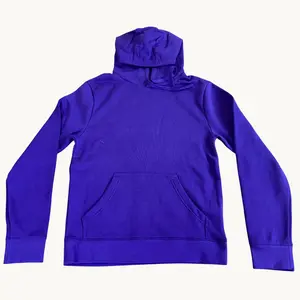 Dark Purple Long Sleeve Pullover Fleece