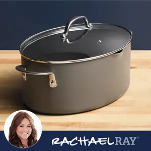 8-Quart Professional Nonstick Oval Hard Anodized Stockpot