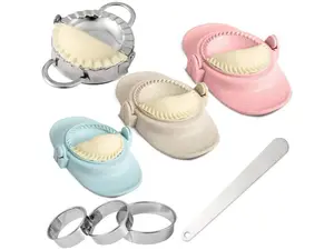 Dumpling Maker & Dough Press – Manual Crimper for Empanadas, Pies & Wontons Kitchen Utensils