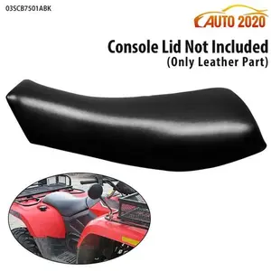 Seat Standard ATV Seat Cover Leather Fit For 1995-01 Artic cat 500 Auto Black