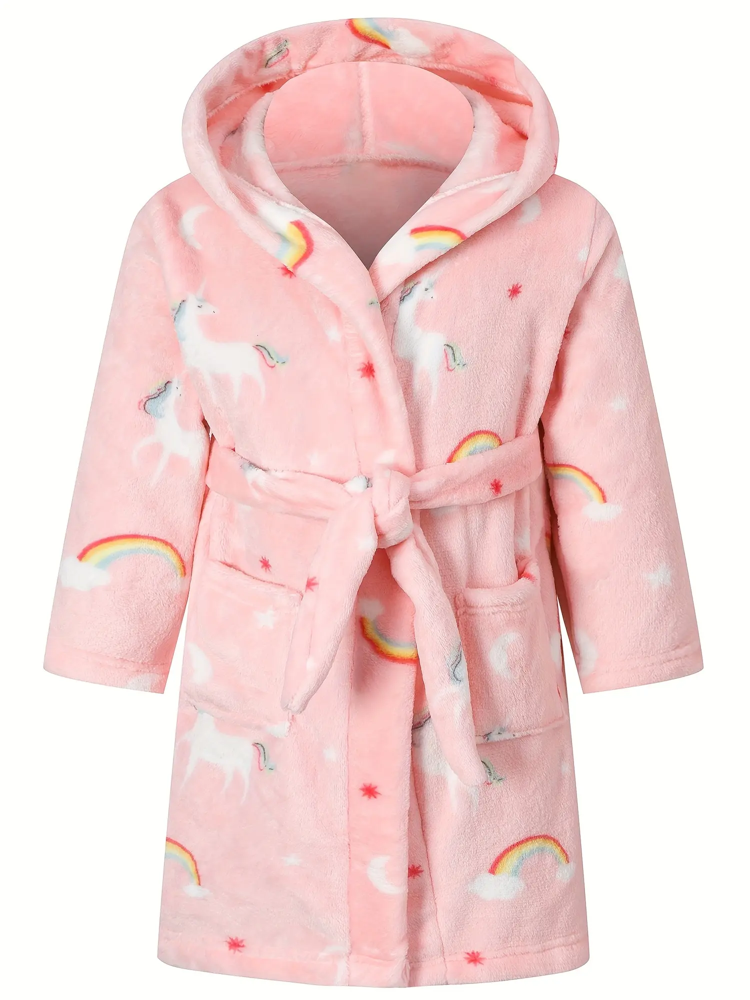 chinese dress ladies Glow In The Dark Unicorn Dressing Gown – Kids Characters main image 0