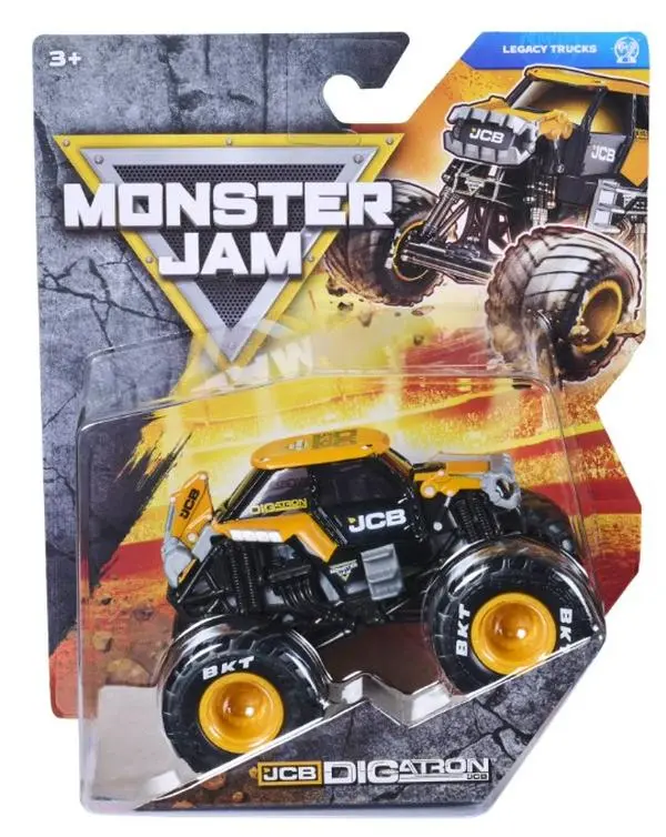 Monster Jam, Official Digatron Monster Truck, Die-Cast Vehicle, 1:64 Scale, Kids Toys for Boys Ages 3 and up